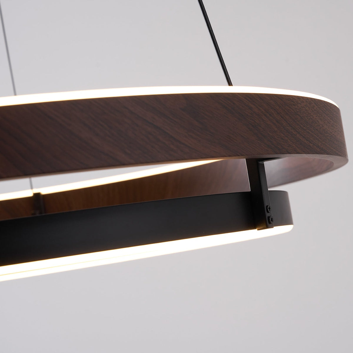 Wood Halo Pendant Lamp