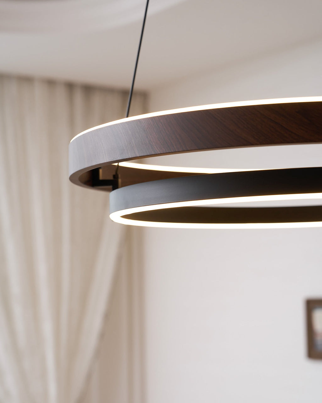 Wood Halo Pendant Lamp