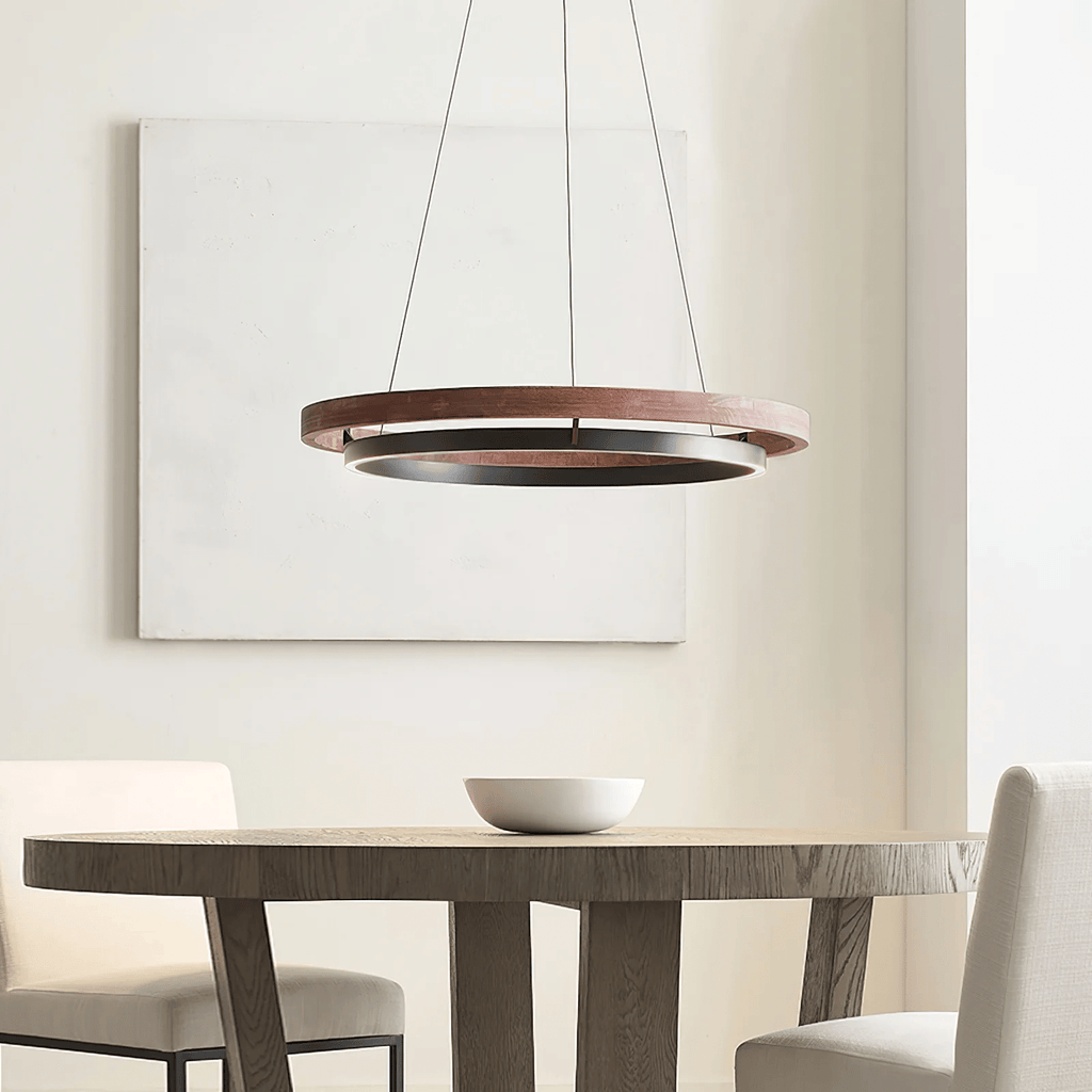 Wood Halo Pendant Lamp