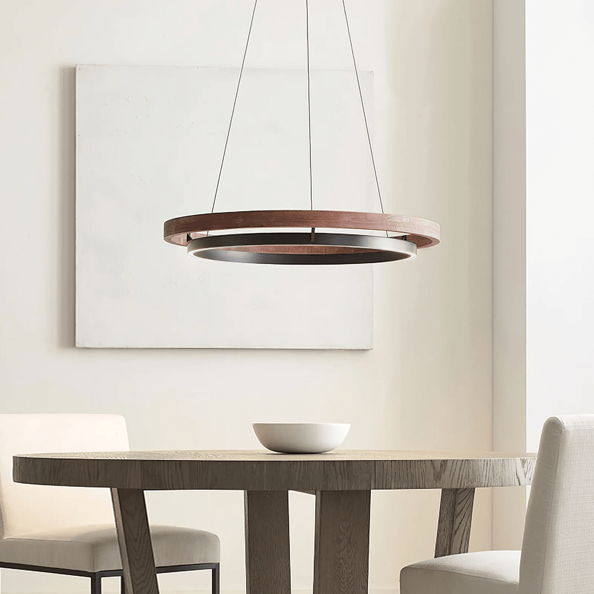 Wood Halo Pendant Lamp