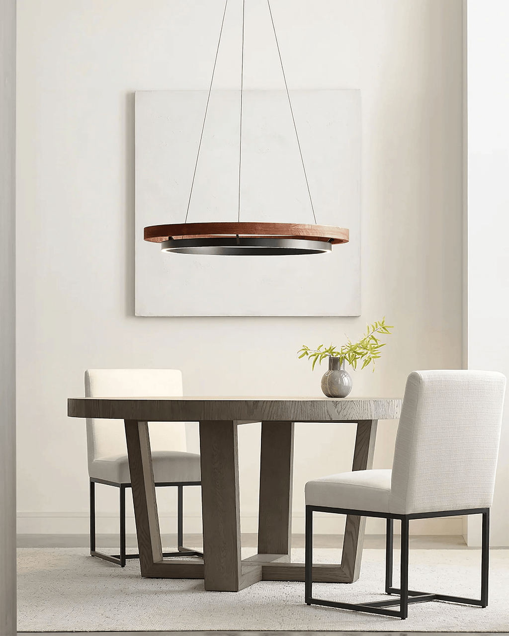 Wood Halo Pendant Lamp