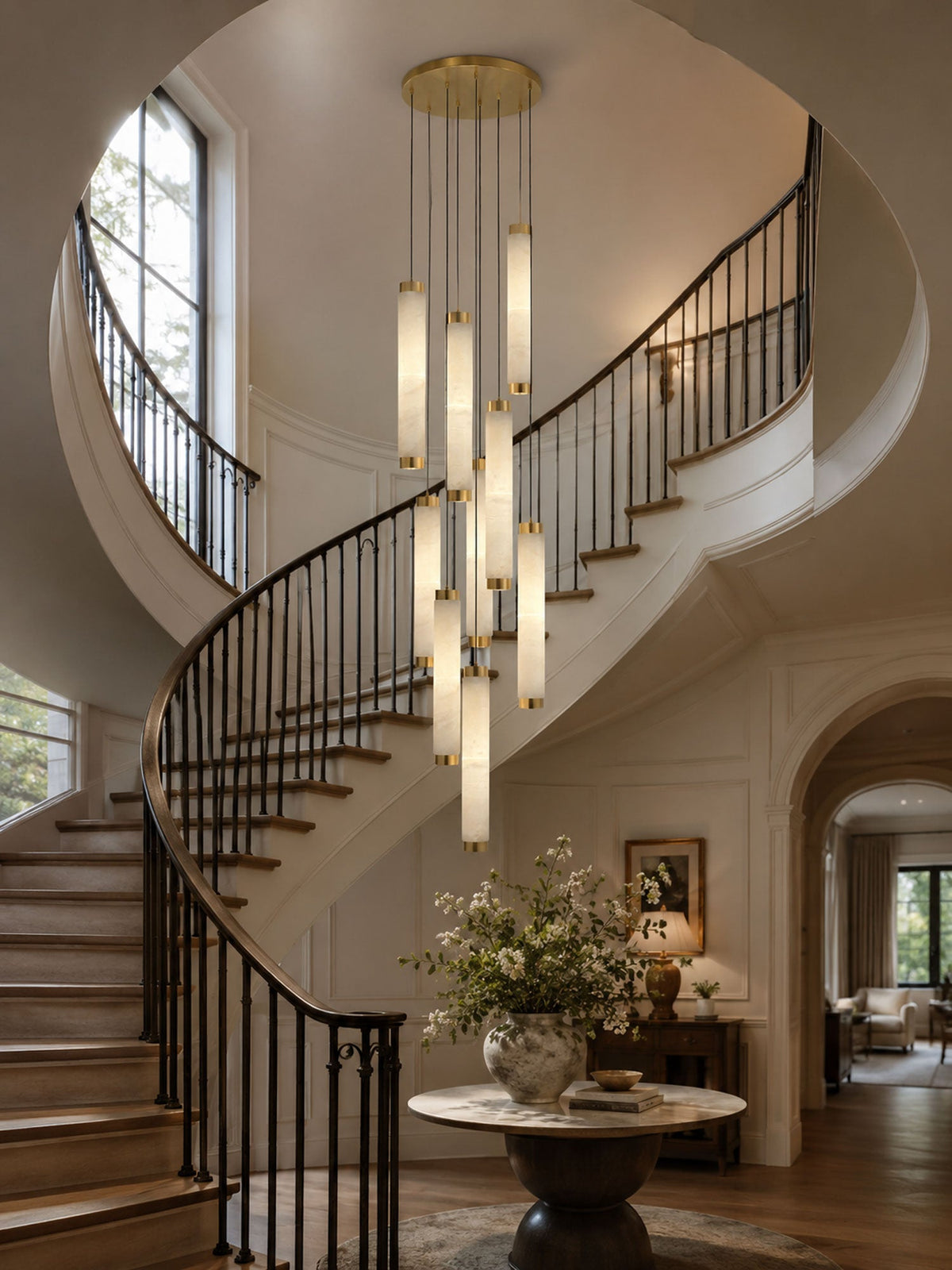 Aria Alabaster Pendant Lamp