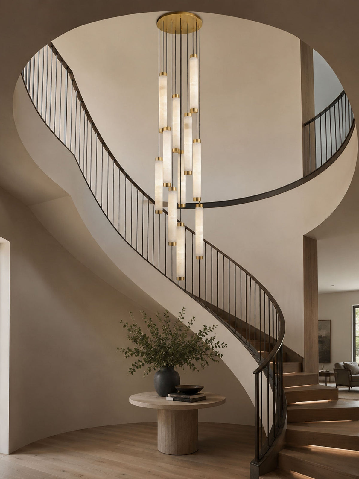 Aria Alabaster Pendant Lamp