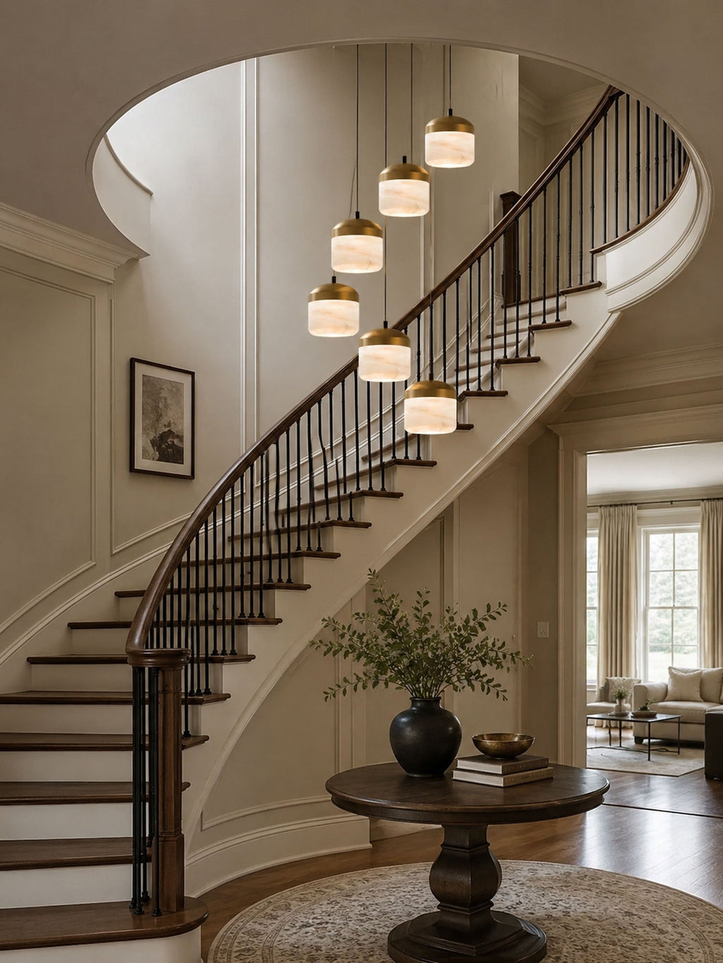 Asta Alabaster Pendant Light
