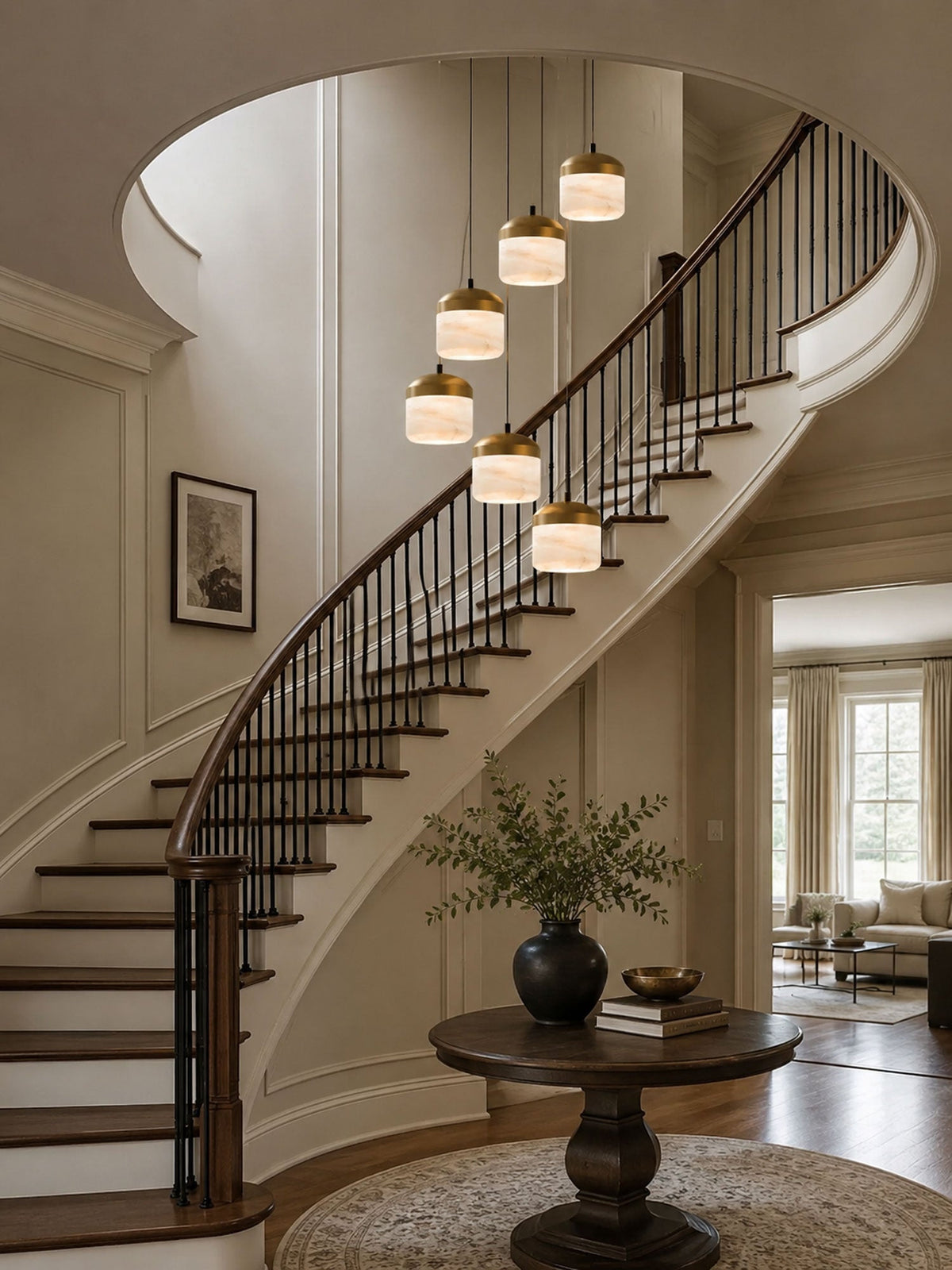 Asta Alabaster Pendant Light