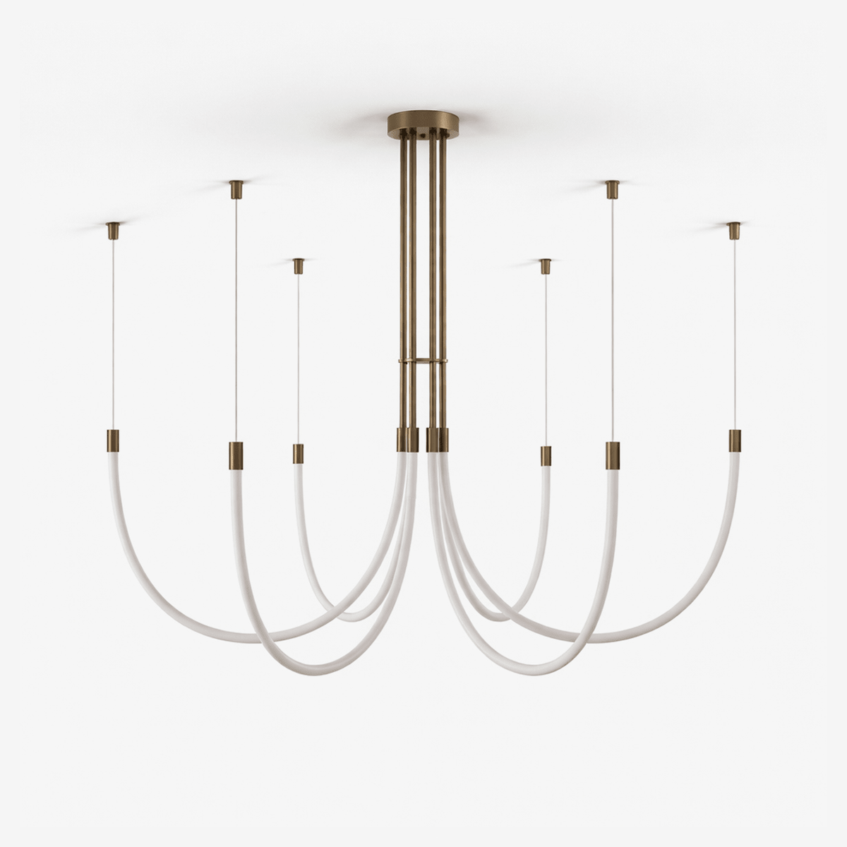 Serpentine Halo Chandelier