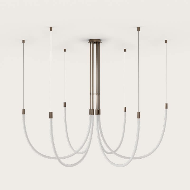 Serpentine Halo Chandelier