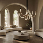Serpentine Halo Chandelier