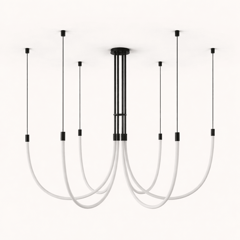 Serpentine Halo Chandelier