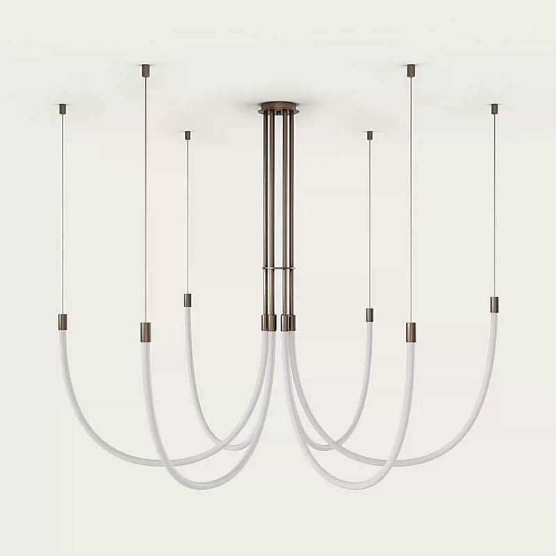 Serpentine Halo Chandelier
