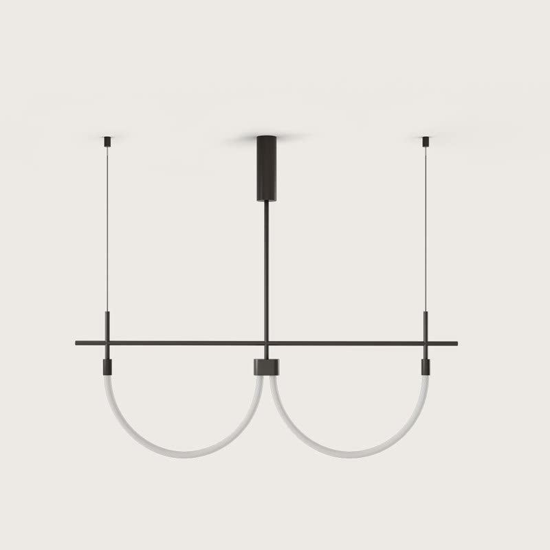 Serpentine Halo Chandelier
