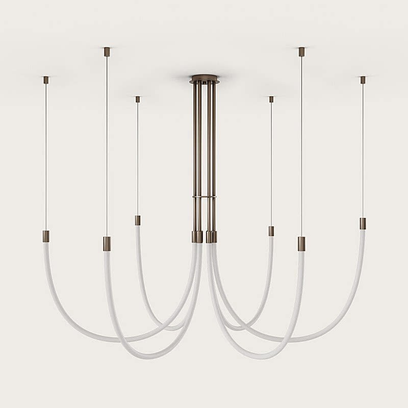 Serpentine Halo Chandelier