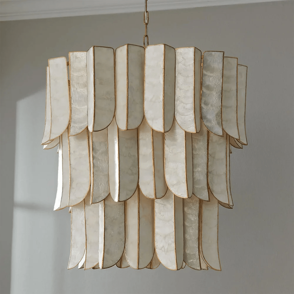 Cascara Shell Chandelier
