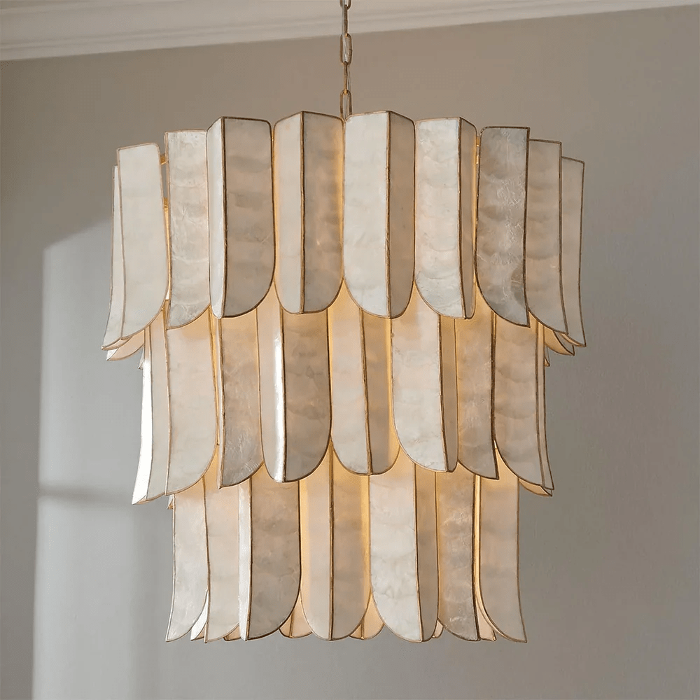 Cascara Shell Chandelier