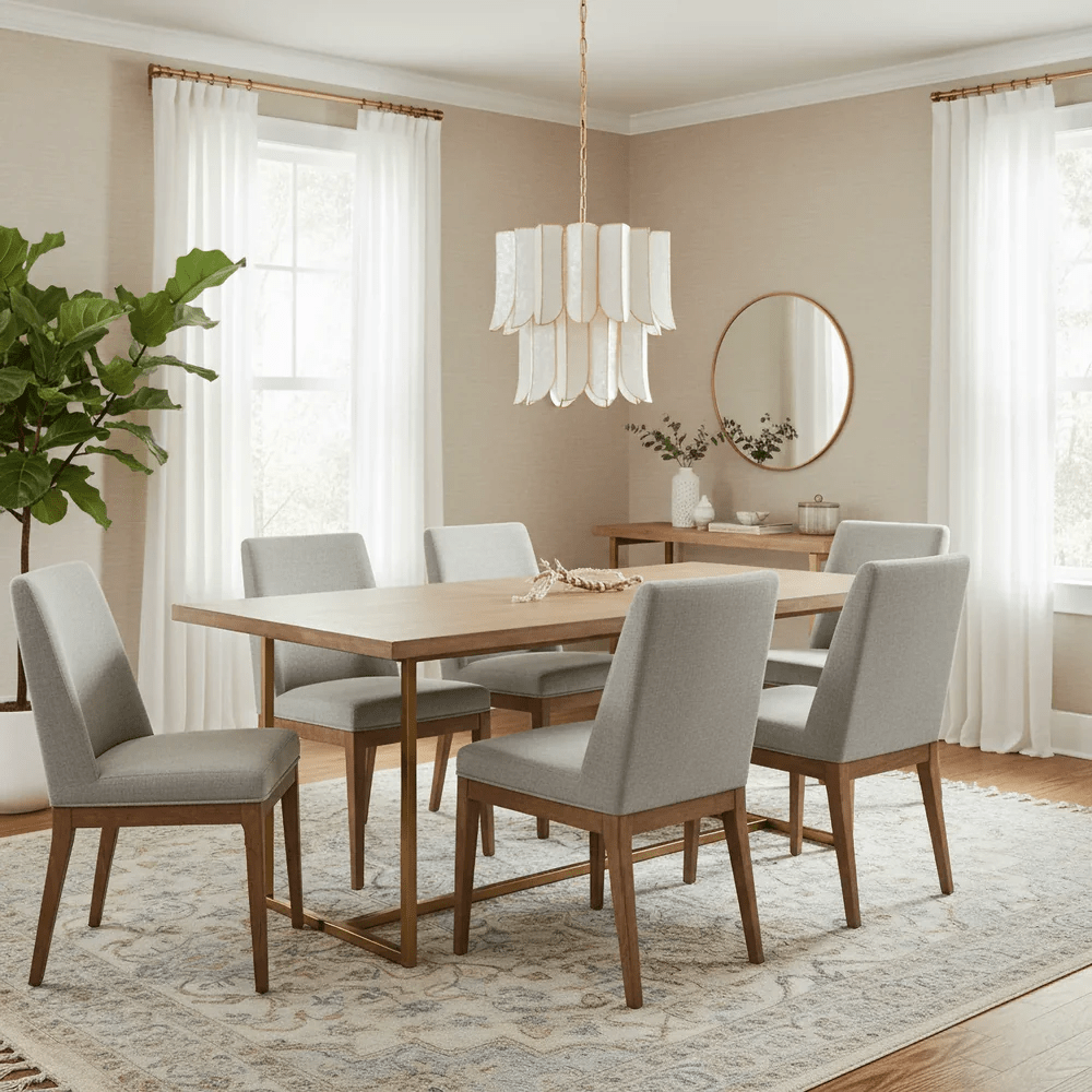 Cascara Shell Chandelier