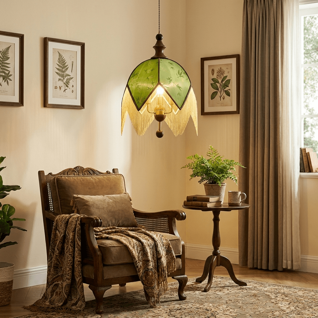 Verdant Fringe Pendant Light