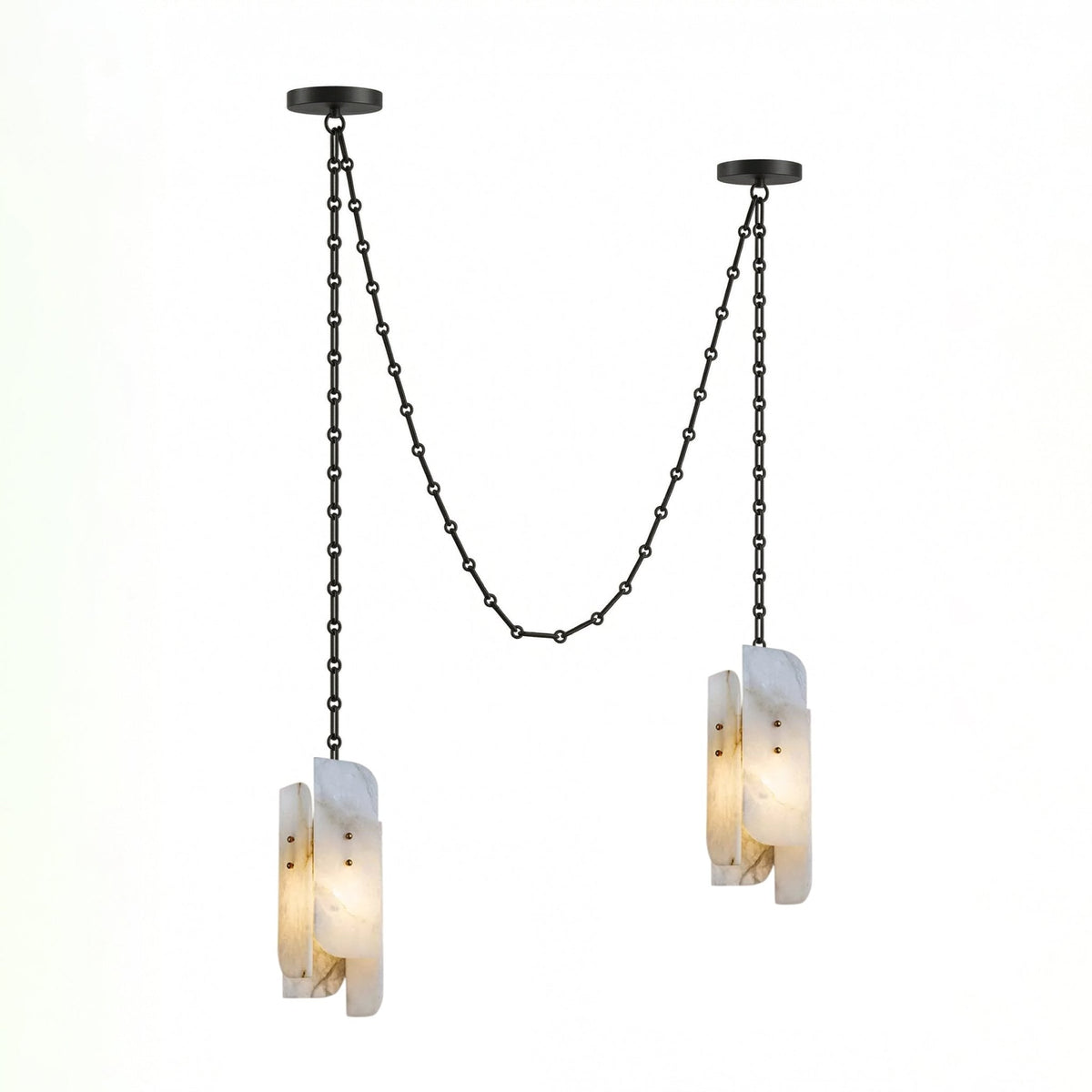 Cascading Chain Cluster Chandelier