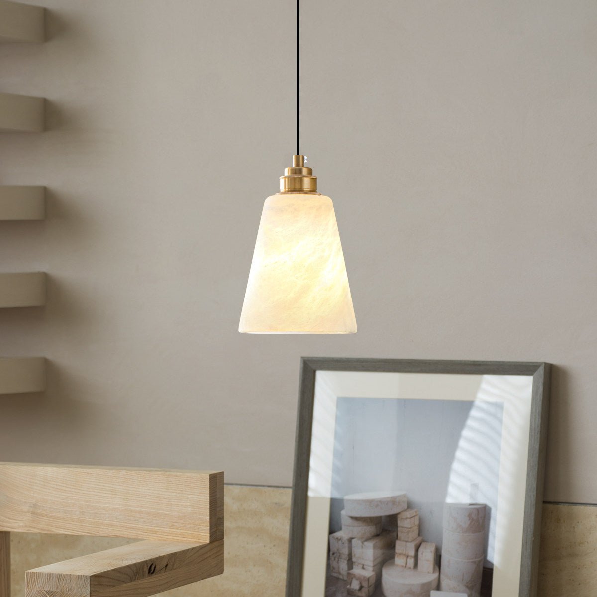 Droplet Alabaster Pendant Lamp