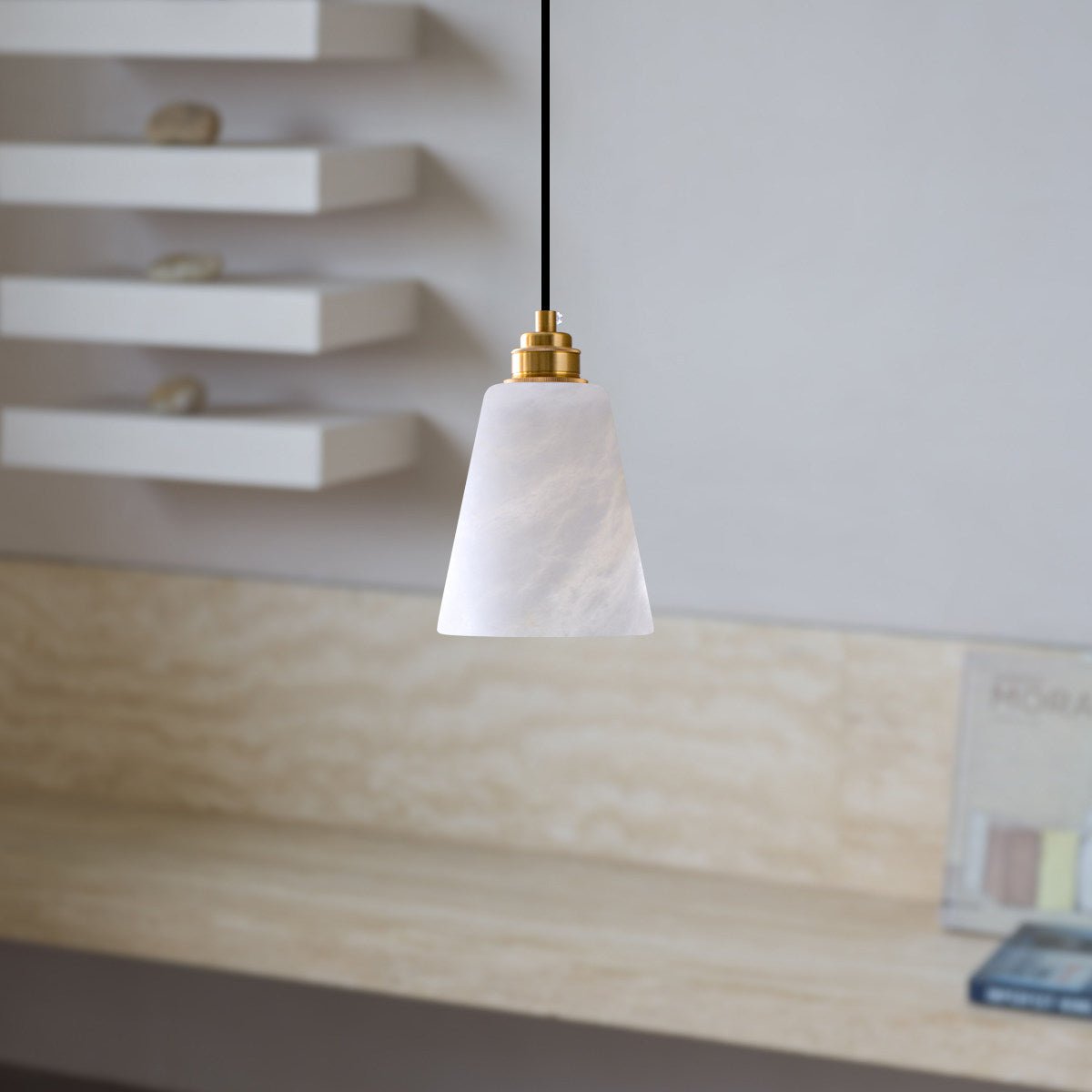 Droplet Alabaster Pendant Lamp