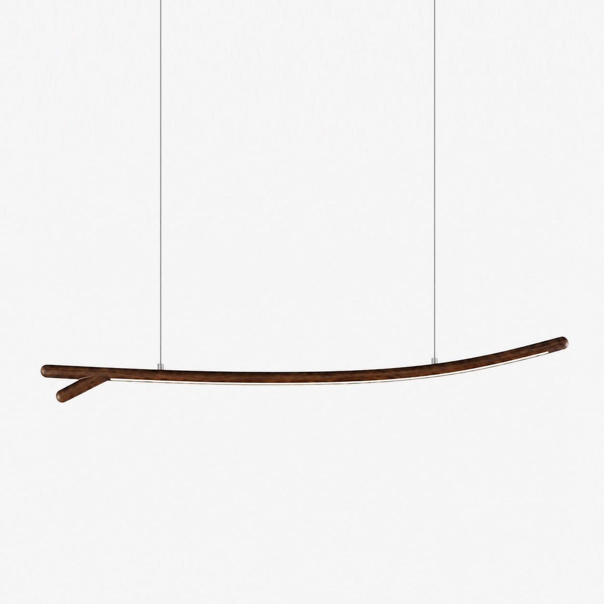 Twig Wood Linear Pendant Light