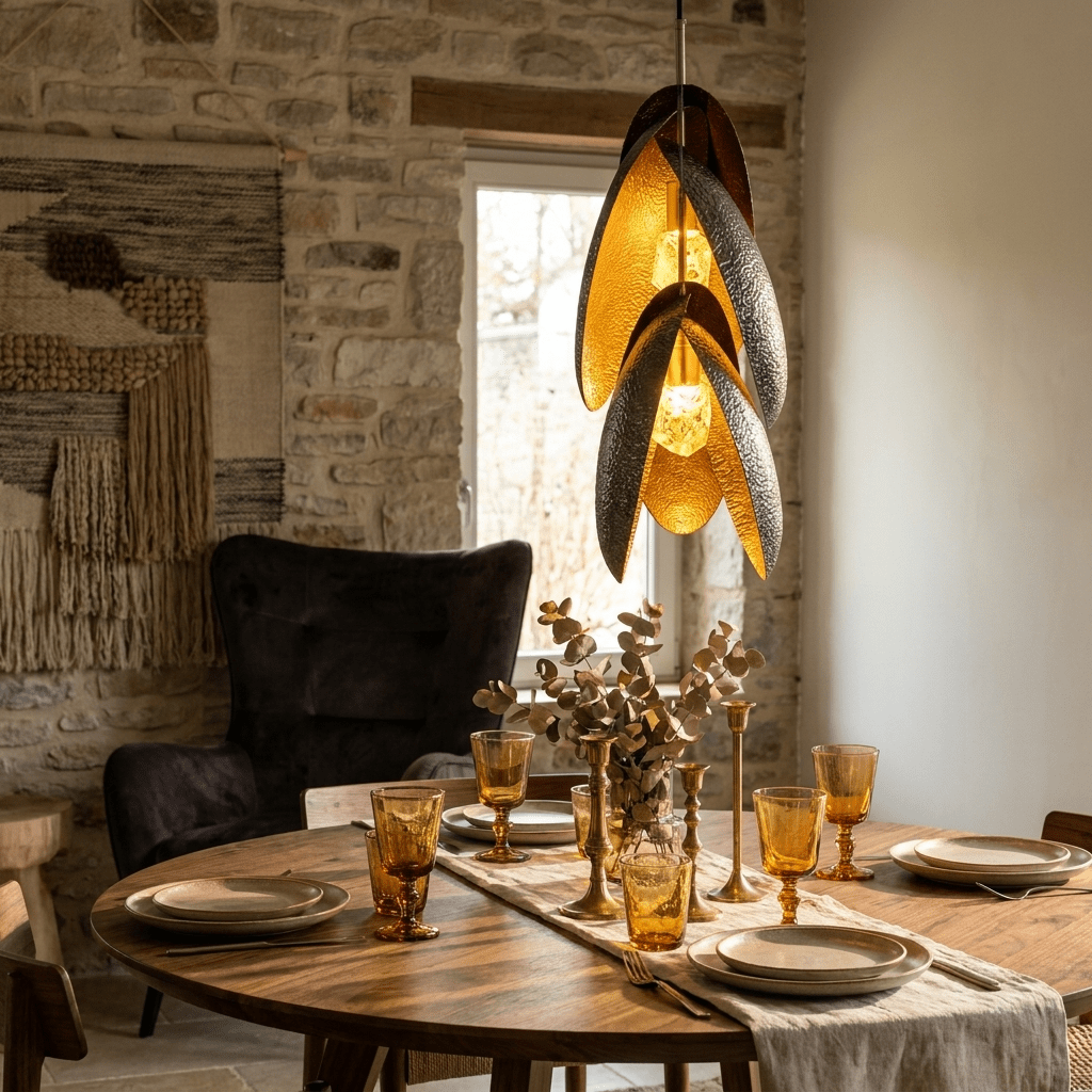 Hammered Pendant Lamp