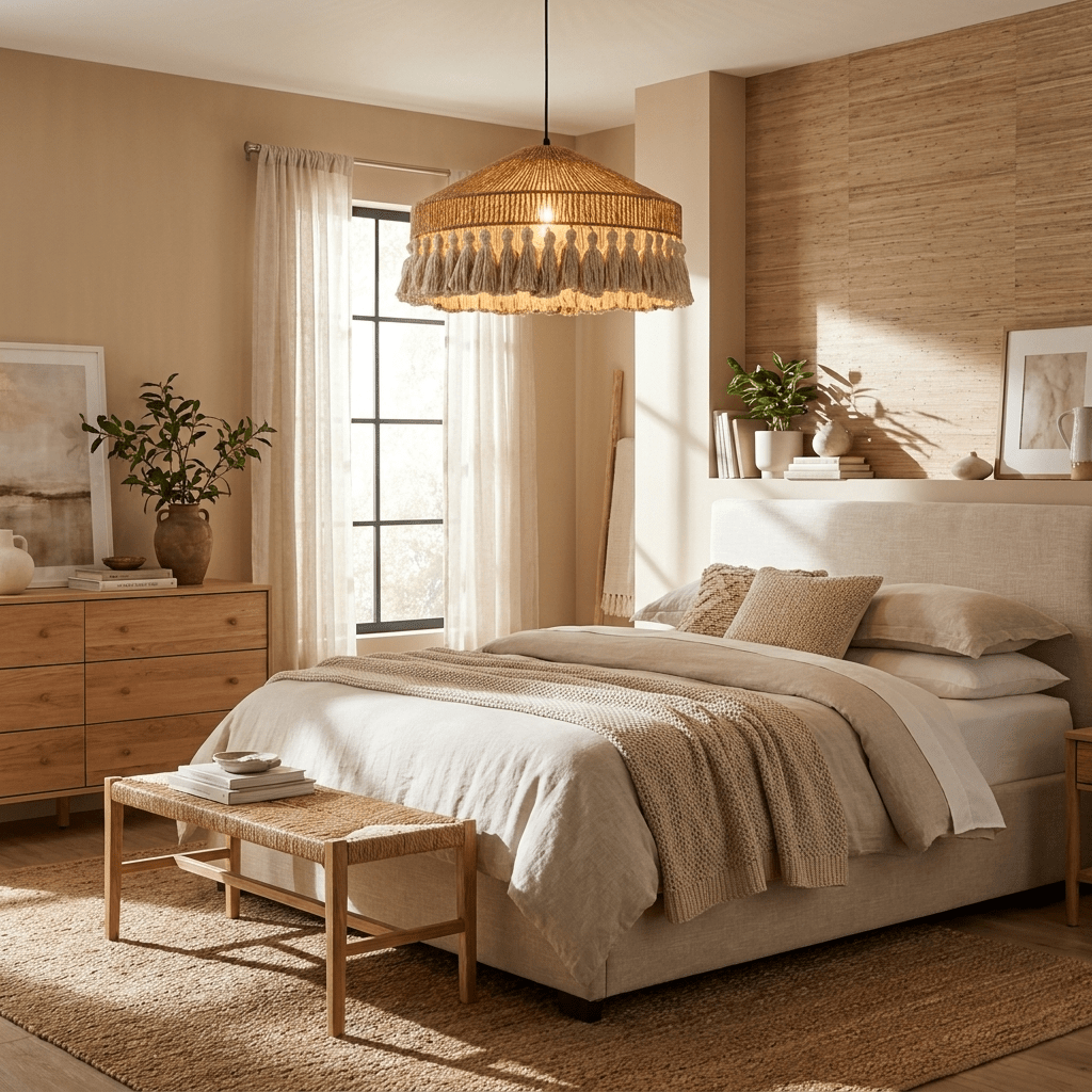 Fringe Jute Pendant Lamp