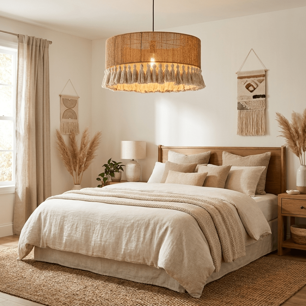 Fringe Jute Pendant Lamp
