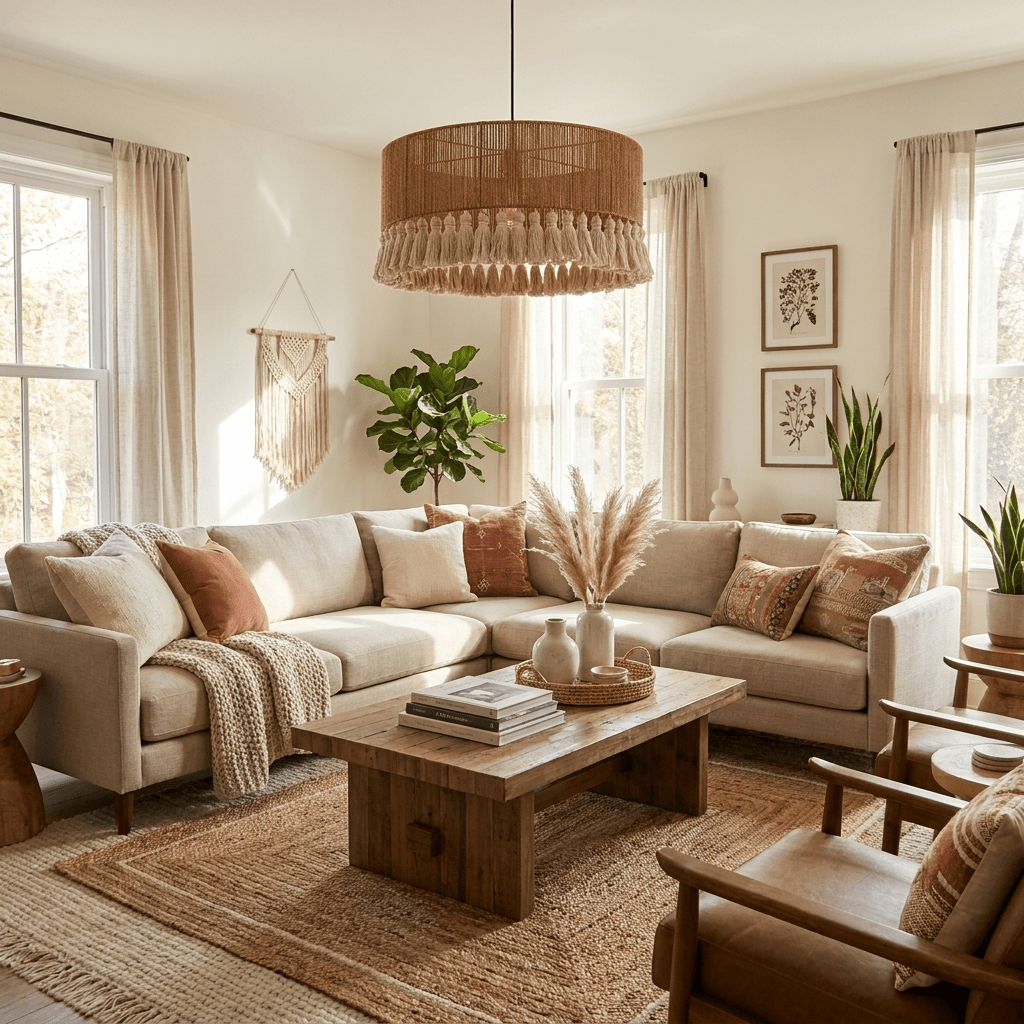 Fringe Jute Pendant Lamp