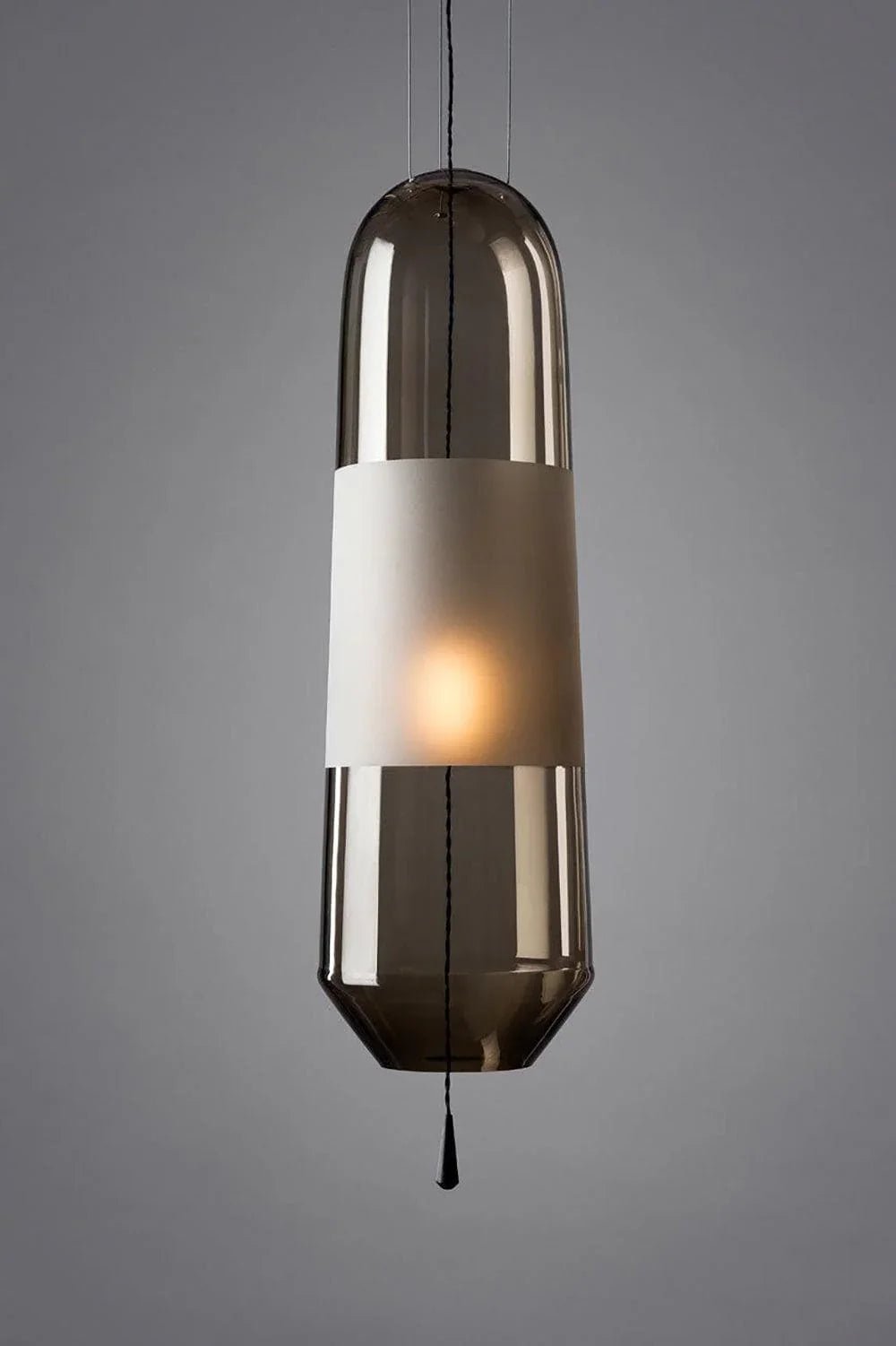 Glass Capsule Pendant Light