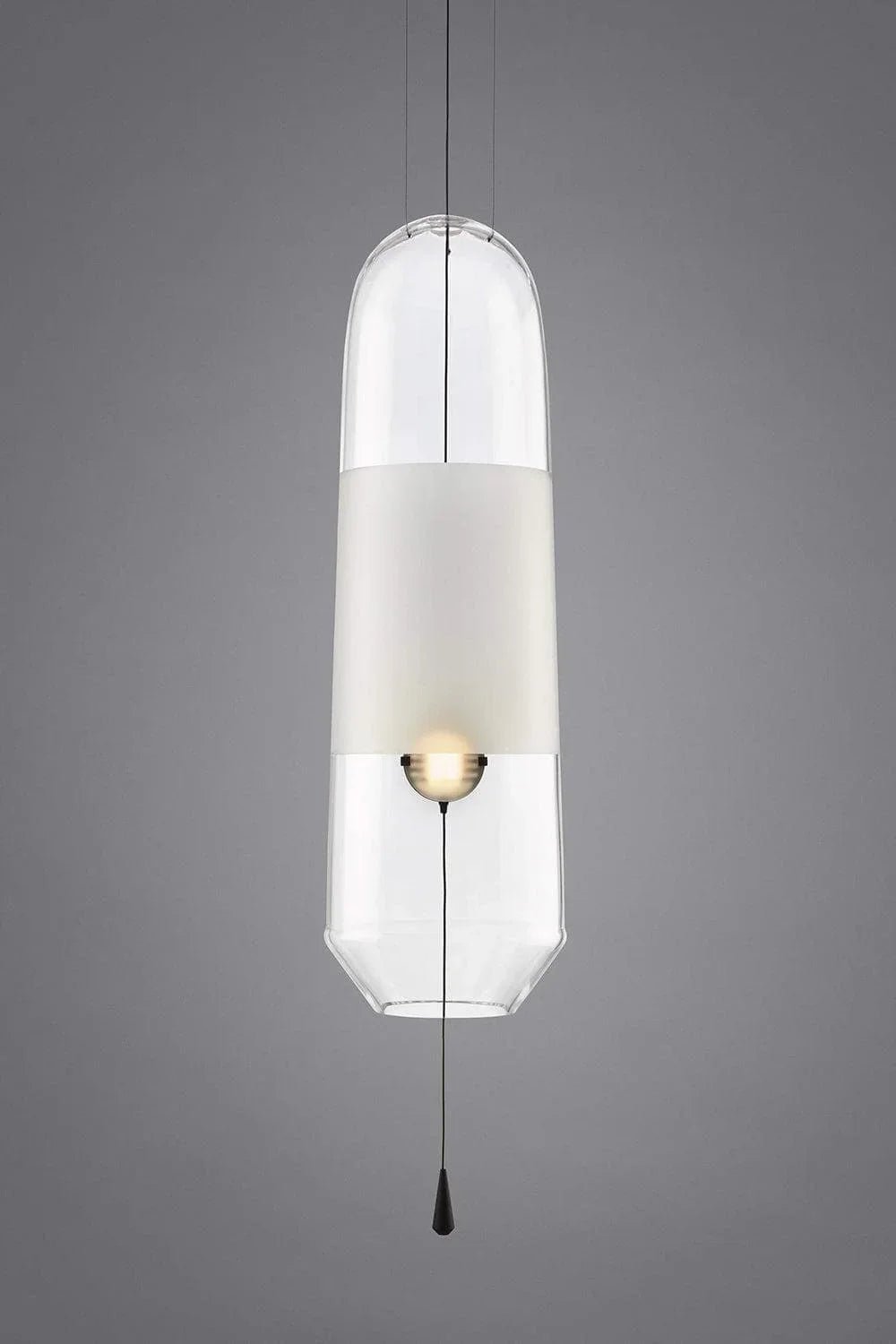Glass Capsule Pendant Light