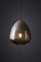 Glass Capsule Pendant Light