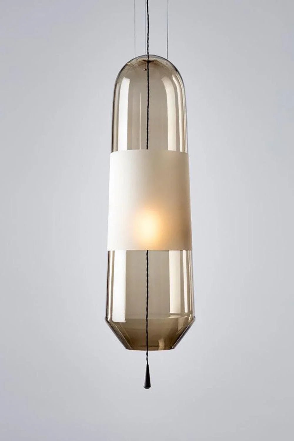 Glass Capsule Pendant Light