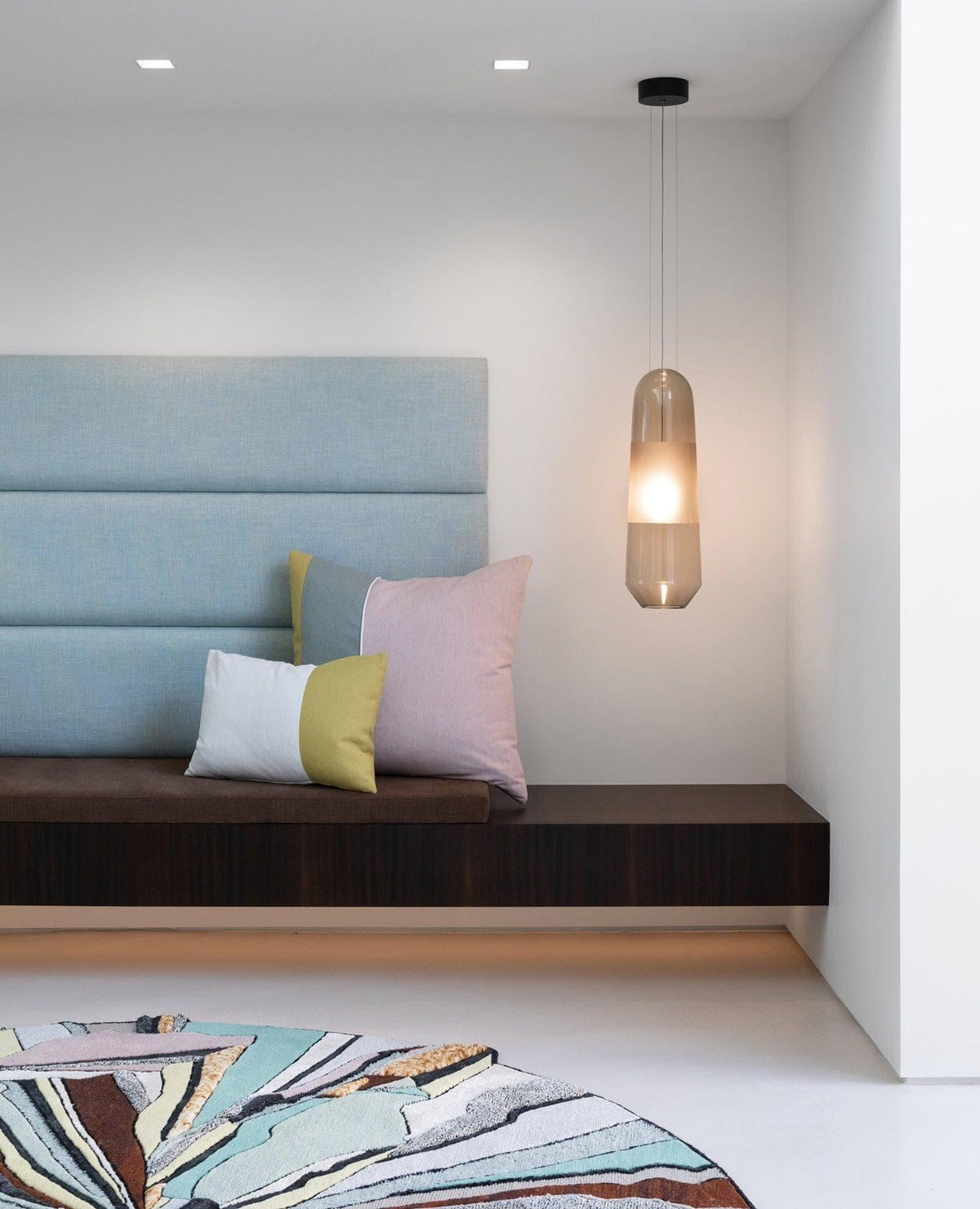 Glass Capsule Pendant Light