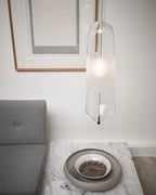 Glass Capsule Pendant Light