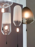 Glass Capsule Pendant Light
