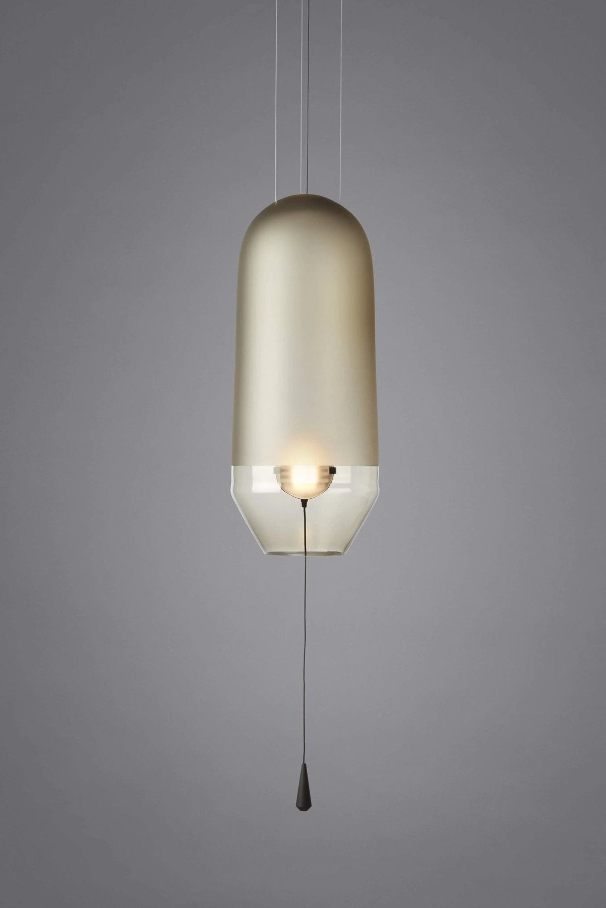 Glass Capsule Pendant Light