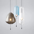 Glass Capsule Pendant Light