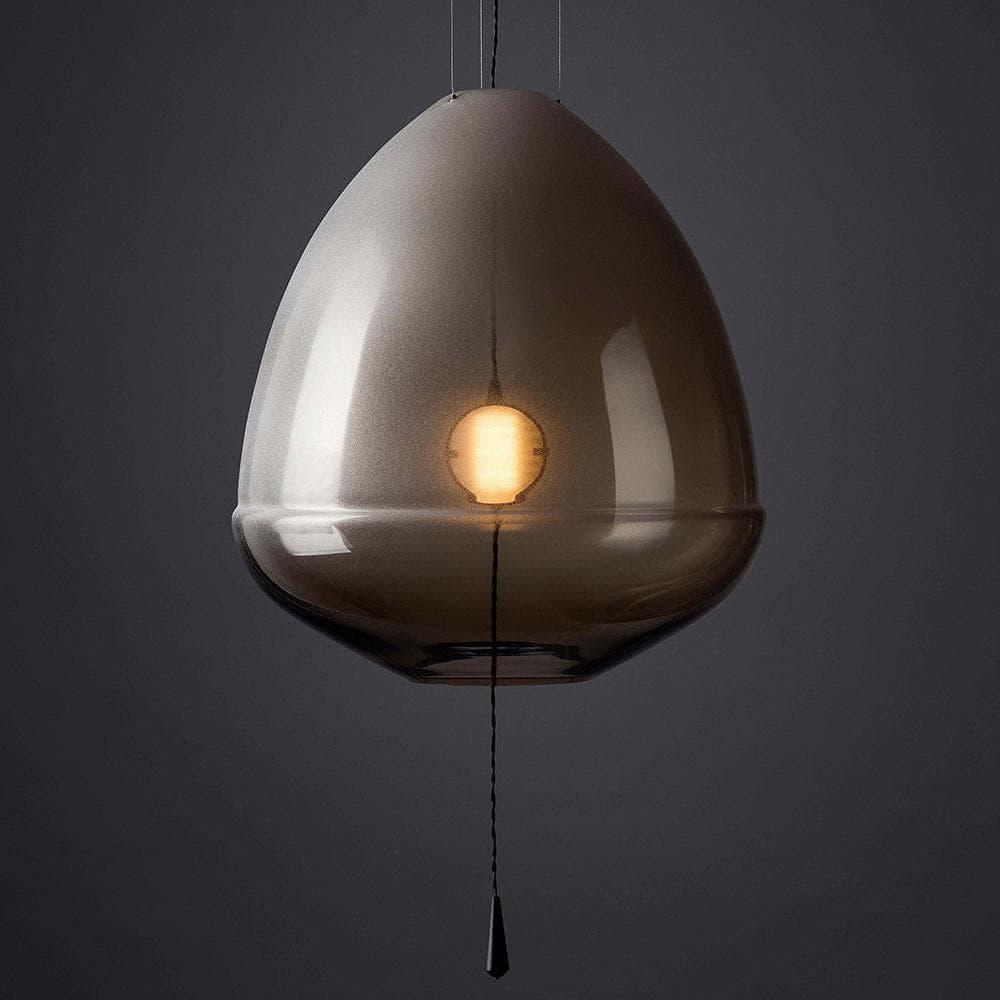 Glass Capsule Pendant Light
