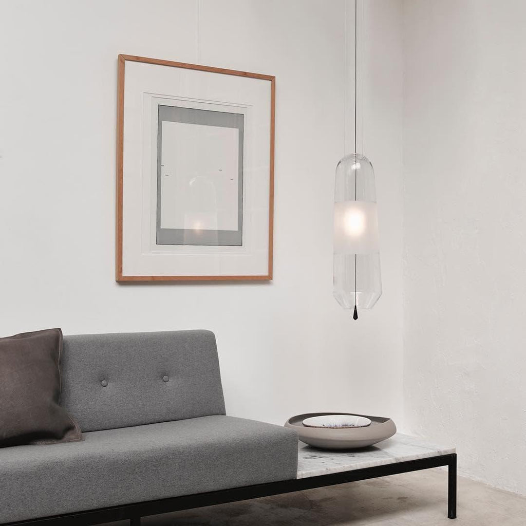 Glass Capsule Pendant Light