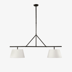 Two Light Linear Island Pendant Lamp