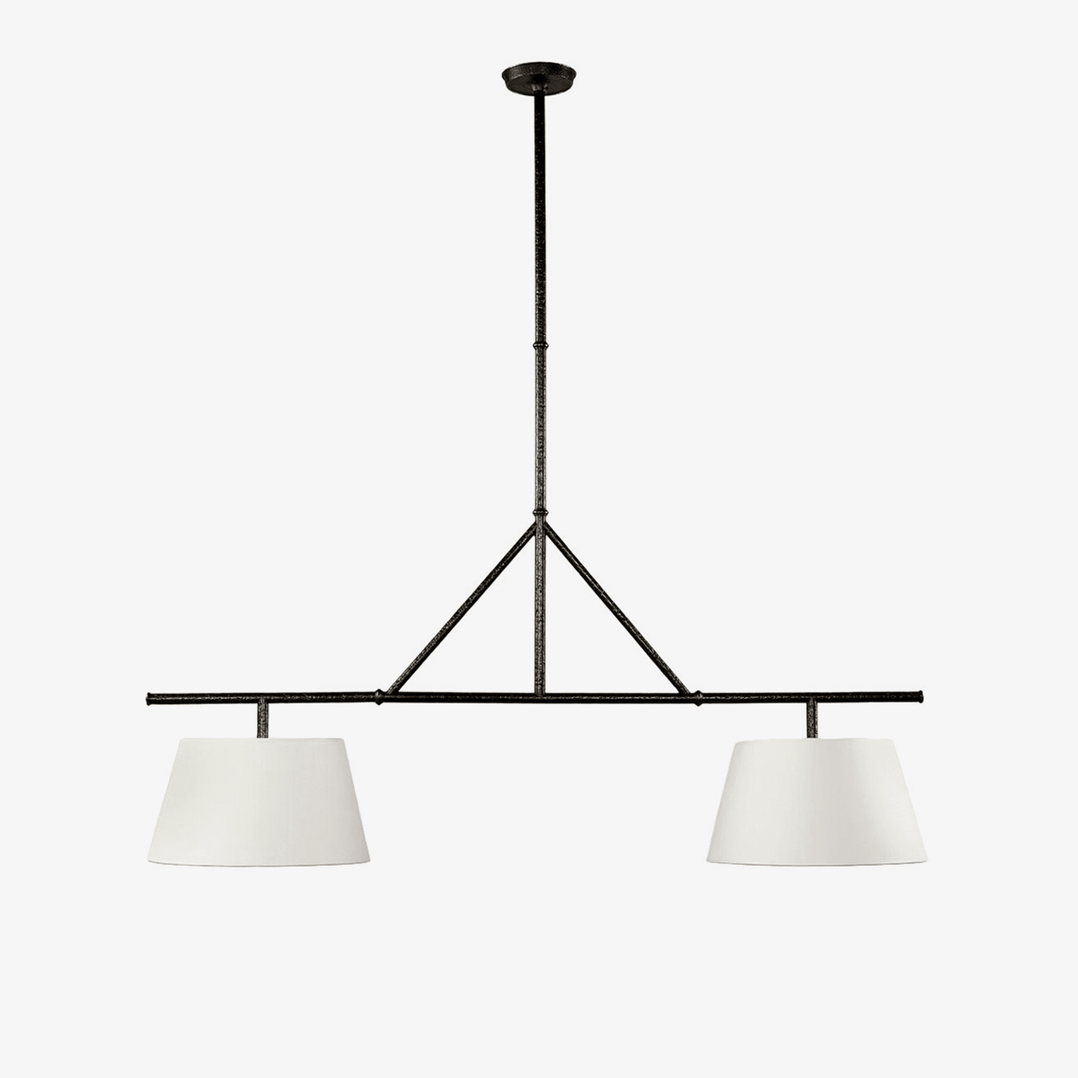 Two Light Linear Island Pendant Lamp