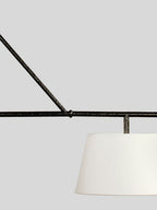 Two Light Linear Island Pendant Lamp