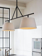 Two Light Linear Island Pendant Lamp