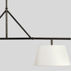 Two Light Linear Island Pendant Lamp