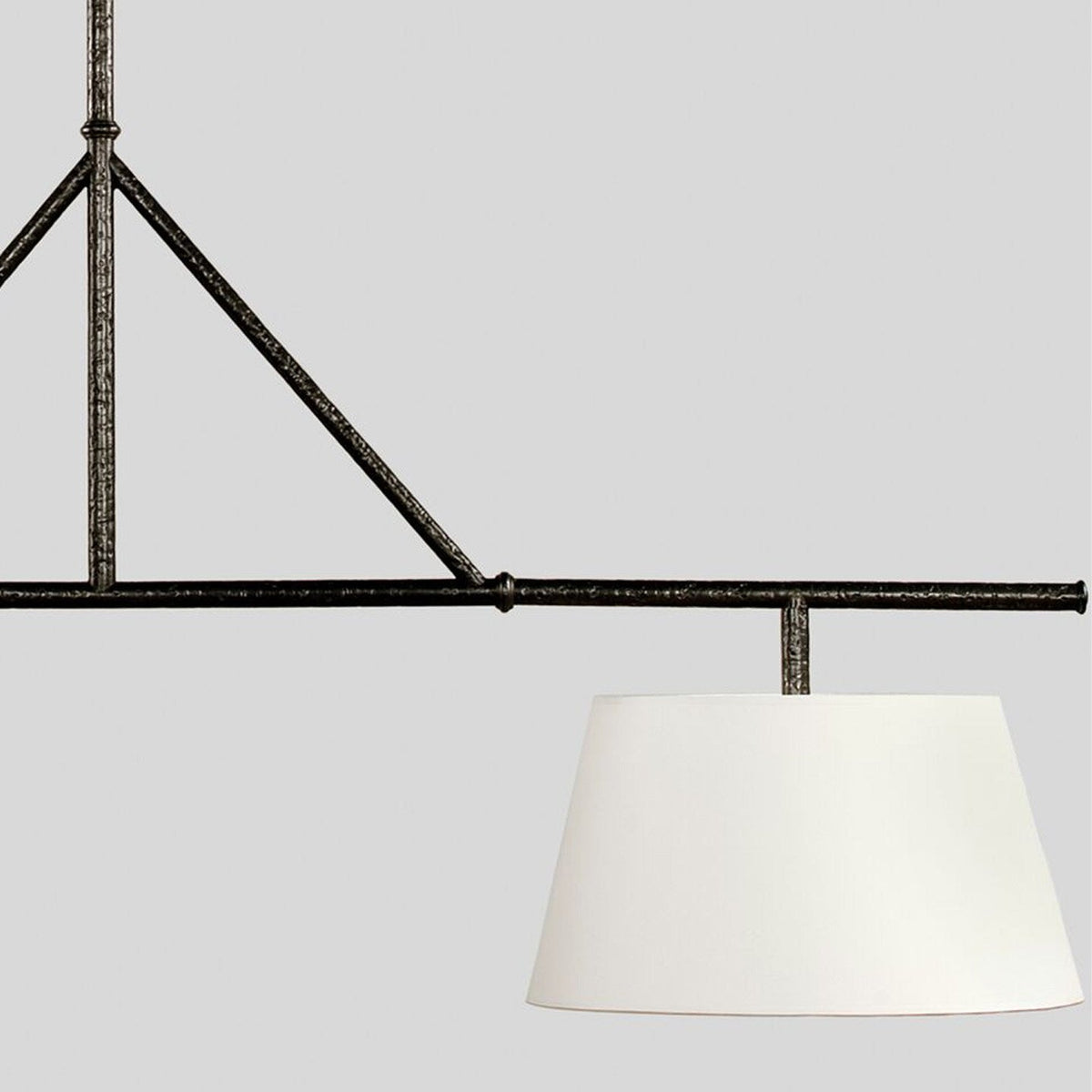 Two Light Linear Island Pendant Lamp