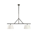 Two Light Linear Island Pendant Lamp