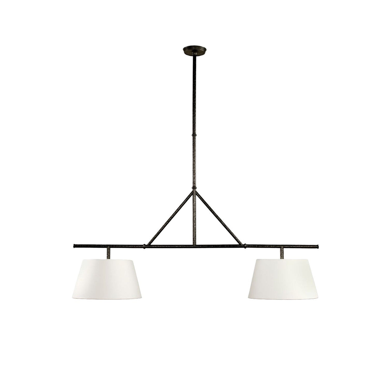 Two Light Linear Island Pendant Lamp