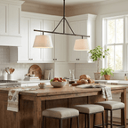 Two Light Linear Island Pendant Lamp