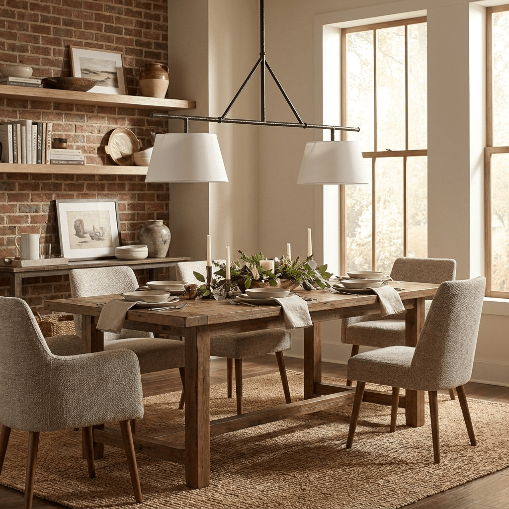 Two Light Linear Island Pendant Lamp
