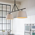 Two Light Linear Island Pendant Lamp
